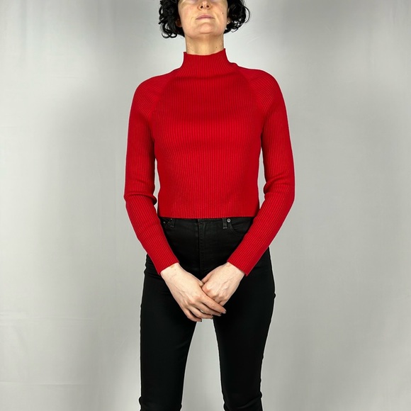 Alice & Olivia Irena Turtleneck Sweater size L - Picture 3 of 11